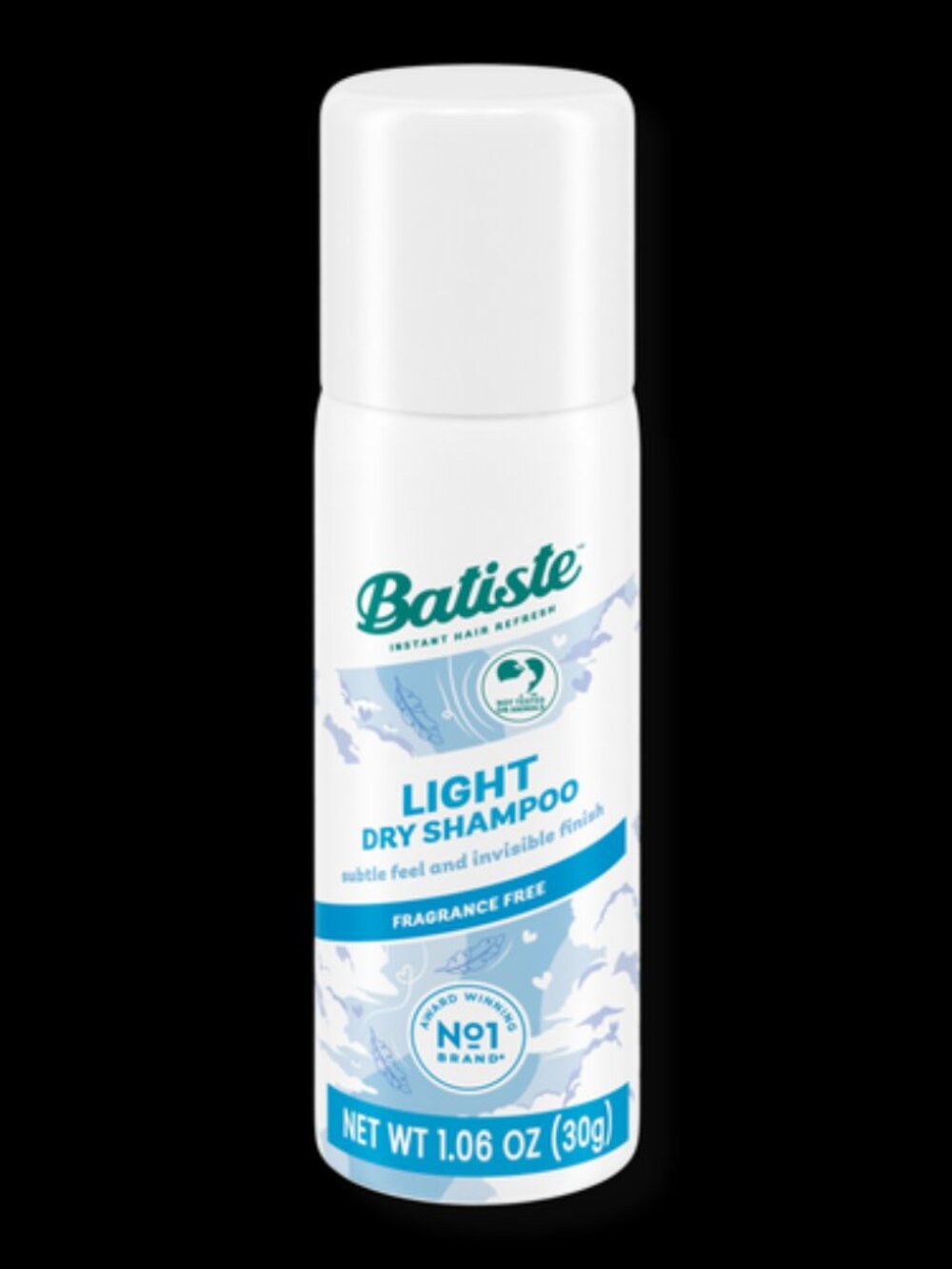 **5/$25** BEAUTY – BATISTE Light Fragrance Free Dry Shampoo